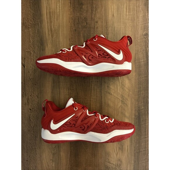 Nike Men Size 10 KD 15 TB Gym Red White Basketball Shoes DX6648-600 New main image 4
